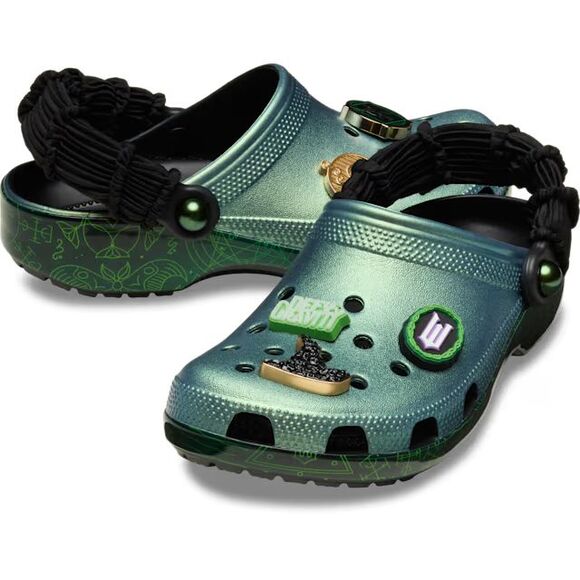 Crocs Classic Clog Wicked Witch Elphaba 210524 Green Black sz M6/W8 - Picture 3 of 5